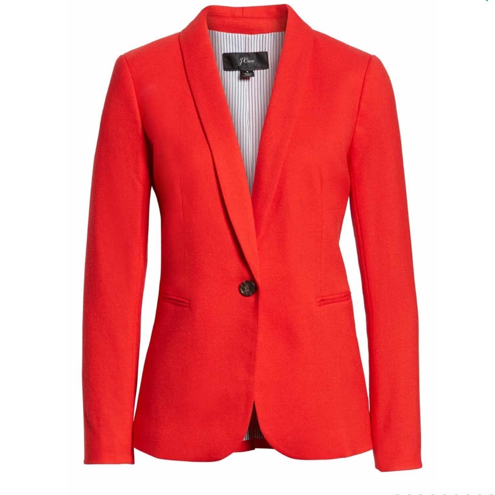 NWT J CREW WOOL BLEND PARKE BLAZER - Picture 1 of 5